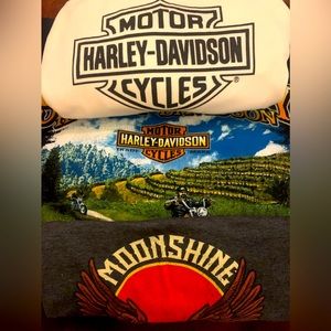 3 Harley Davidson Tops - Women’s Size Large / XL -sweatshirt - turtleneck & tank